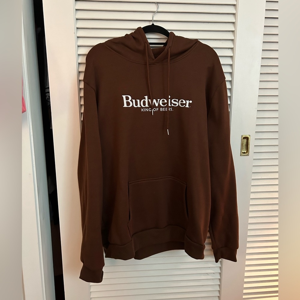 Budweiser brown hoodie
